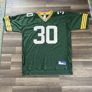 Reebok Mens Green Bay Packers Ahman Green 30 Football-NFL Jersey Size XL